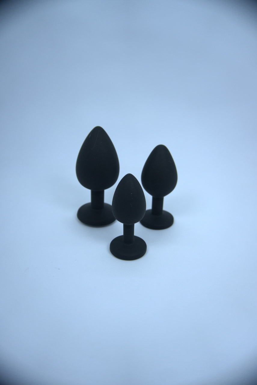 Set butt plugs de silicon