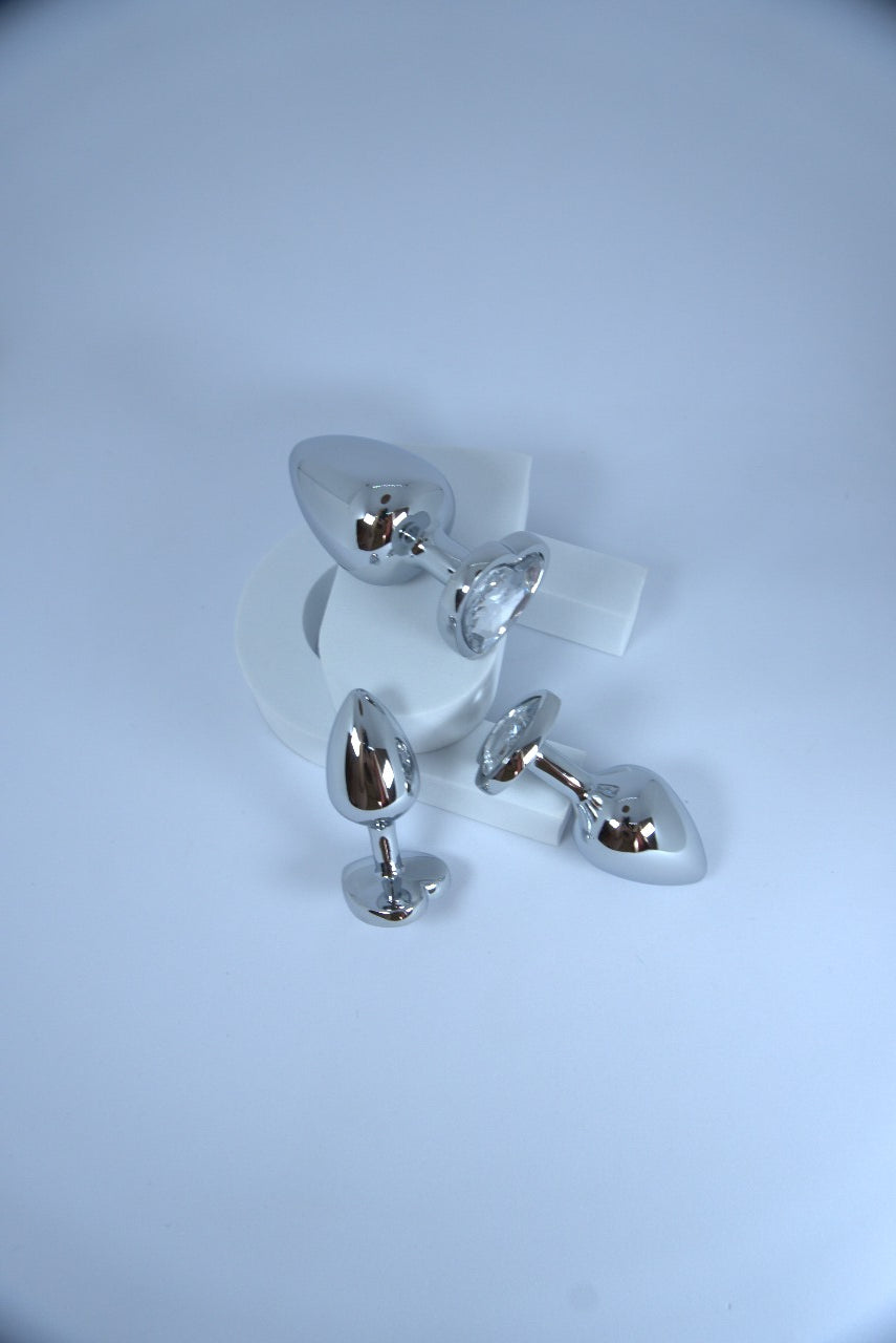 Set de butt plugs acero