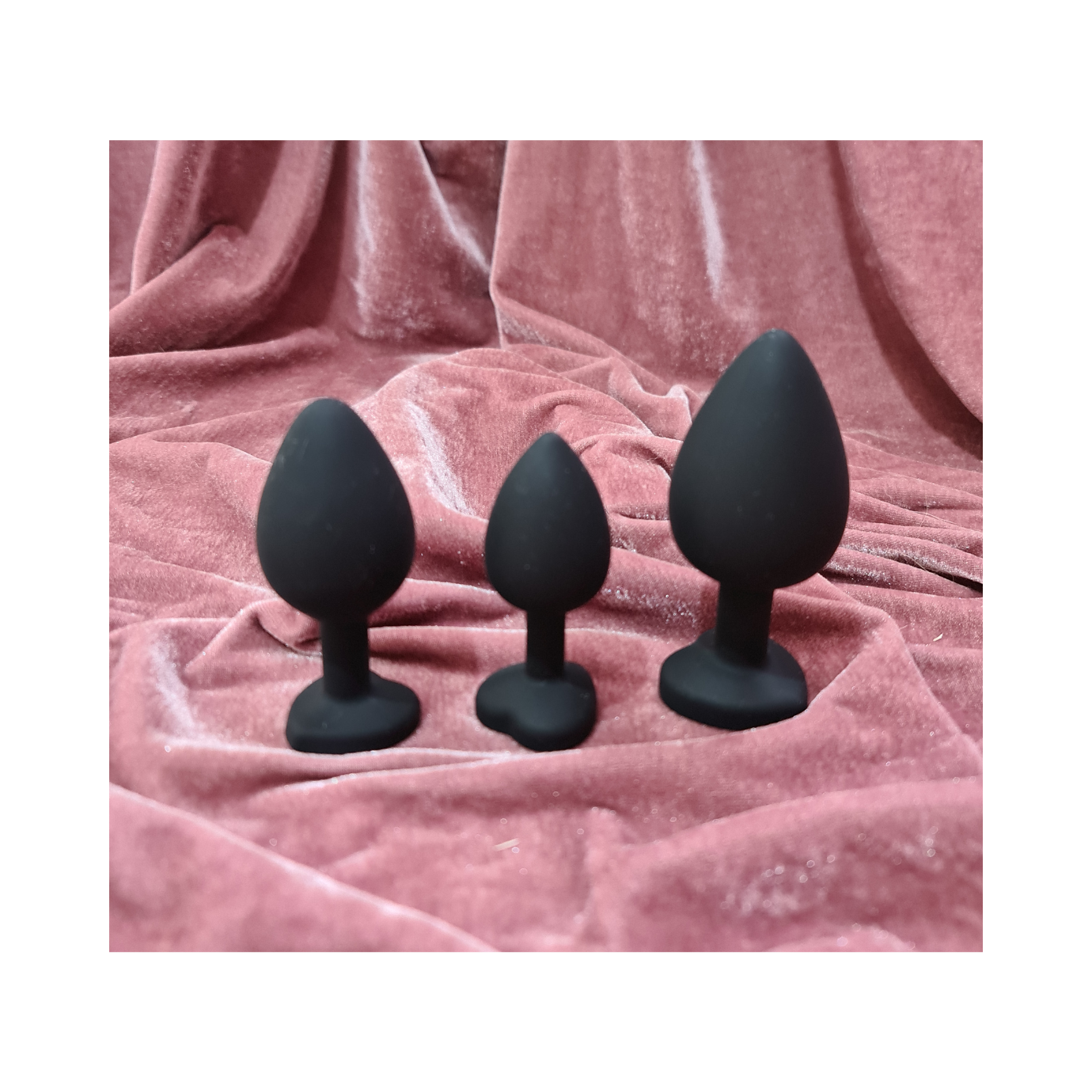 Set butt plugs de silicon