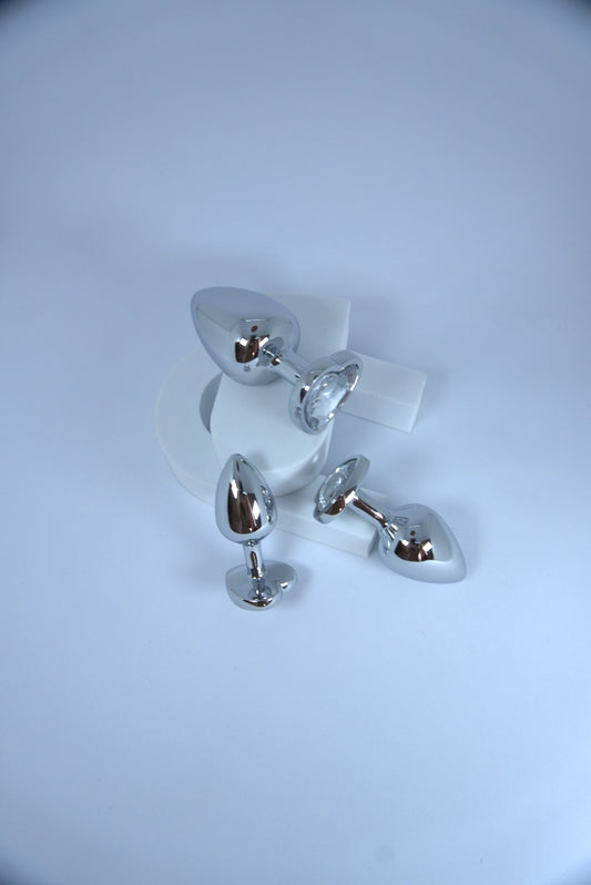 Set de butt plugs acero